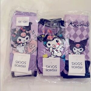 Kuromi socks for party favors (pack of 12)